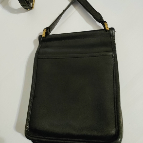 Vintage Coach Murphy Willis Turnlock Smooth Leather Crossbody Bag 9930 - Picture 11 of 16